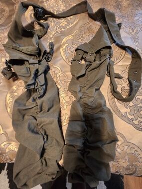 Women's Olive Green Chaps – Structured Cargo Style